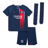 Paris Saint-Germain Kylian Mbappe #7 Fotballklær Hjemmedraktsett Barn 2023-24 Kortermet (+ korte bukser)